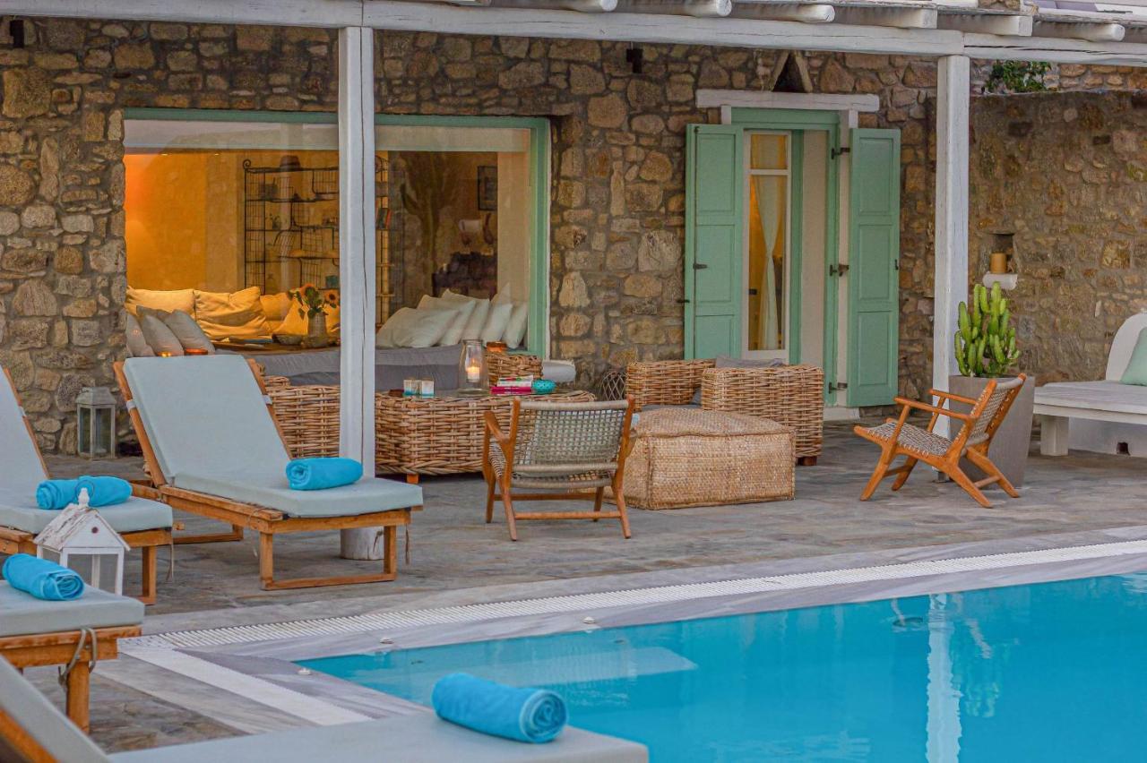 Mando Pool Villas W Sea Views - Five Bedrooms Super Paradise Beach  Exterior foto